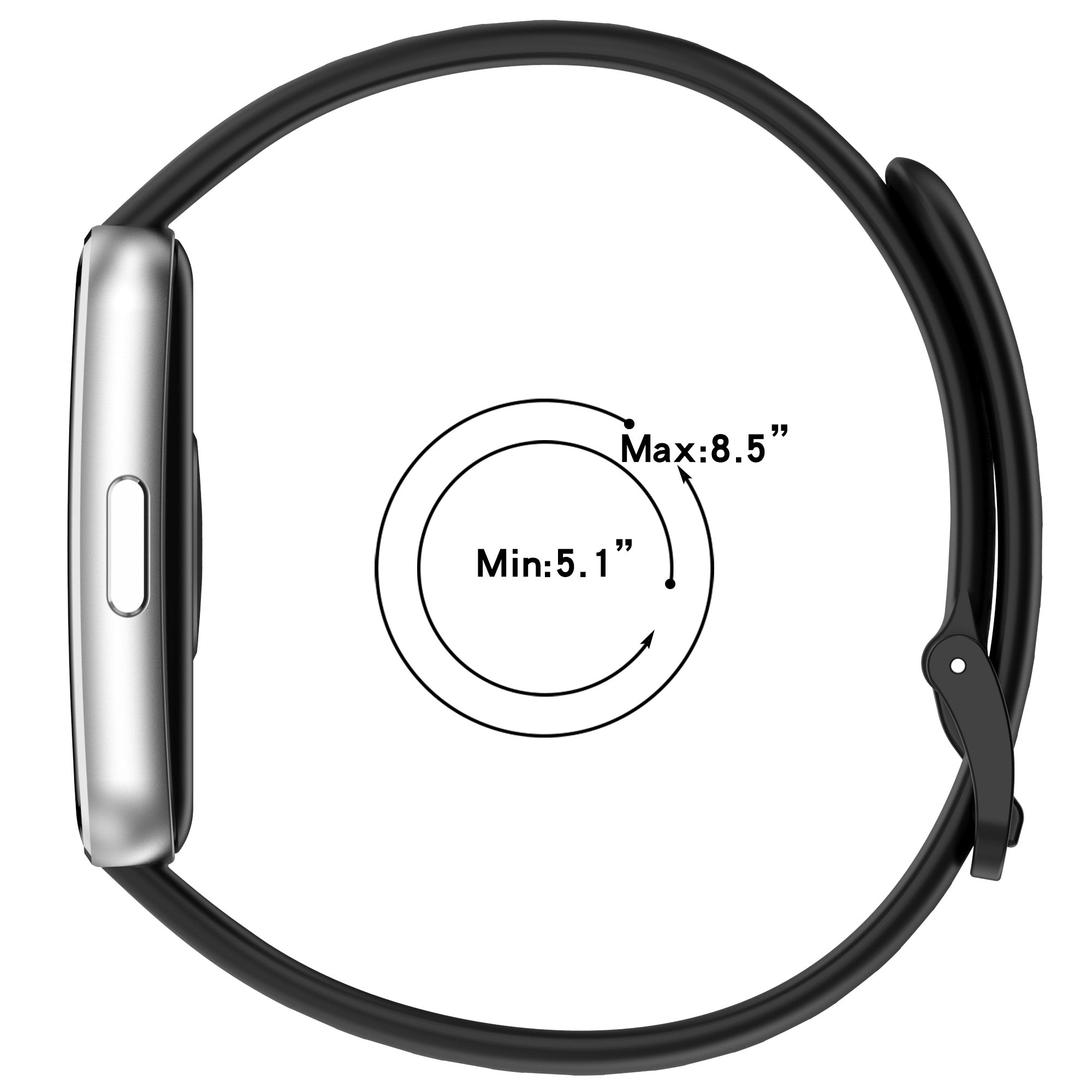 Huawei Band 11 Silicone Strap (Black)