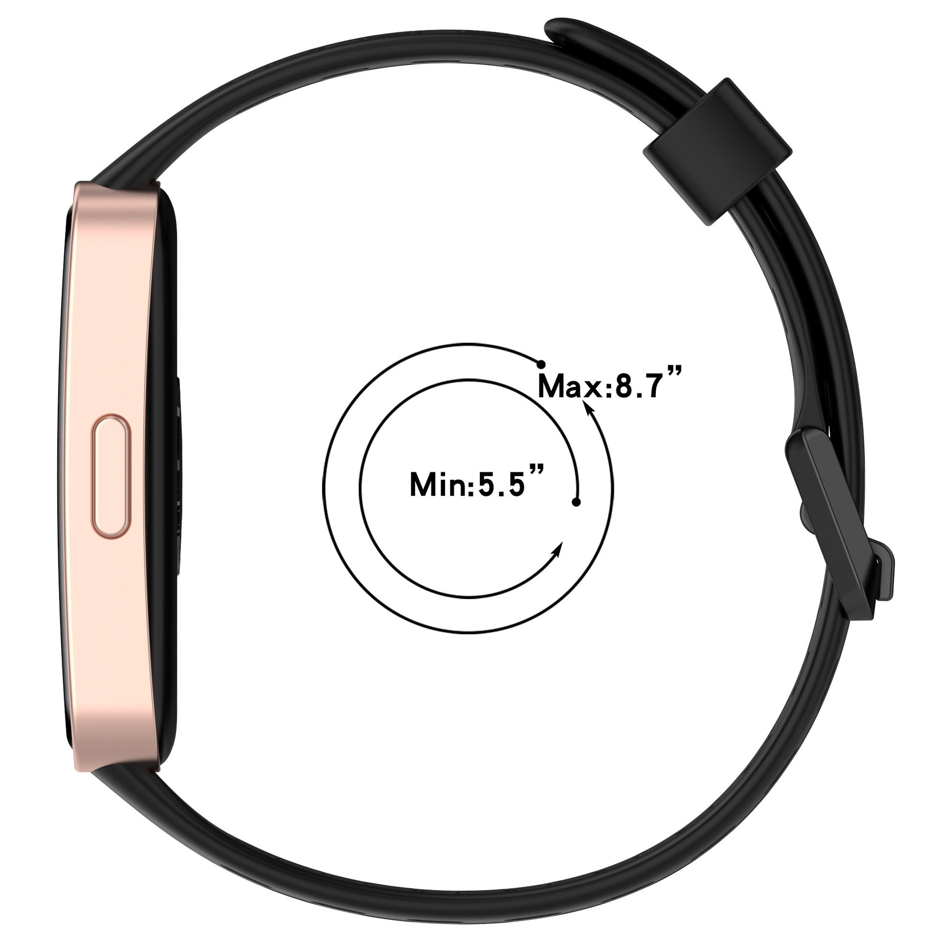 Huawei Band 9 Silicone Air Strap (Black)