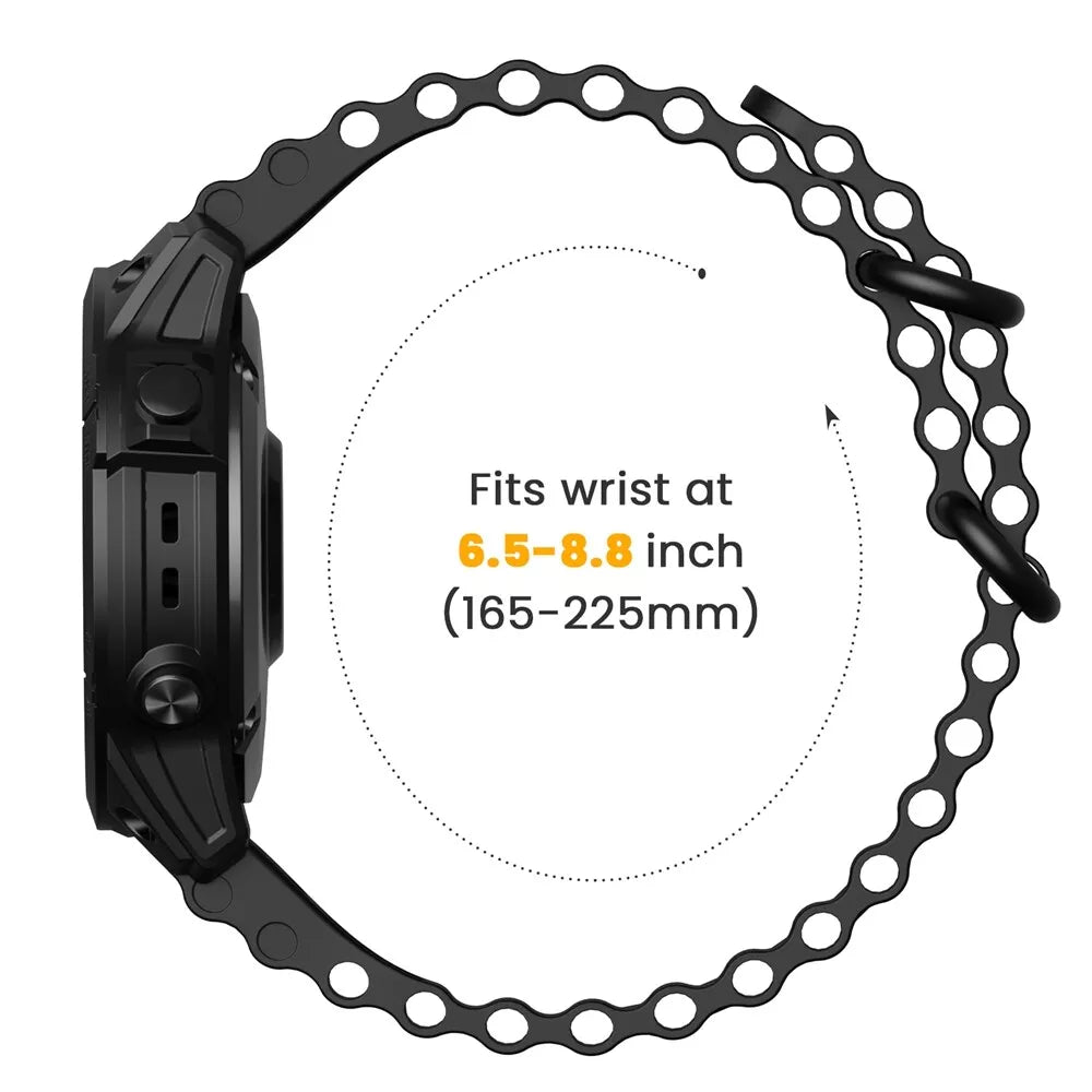 Garmin D2 Mach 1 Pro Ocean Strap (Black)