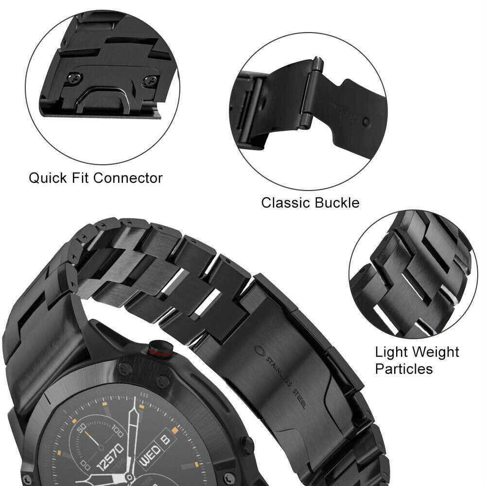 Garmin D2 Mach 1 Pro Titanium Strap (Black)