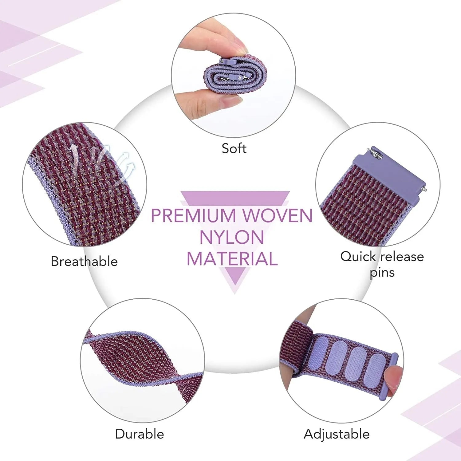 Xiaomi Watch 2 Pro Nylon Strap (Lilac)