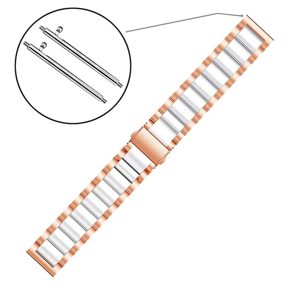 Coros Apex 2 Steel Strap (Rose Gold/White)