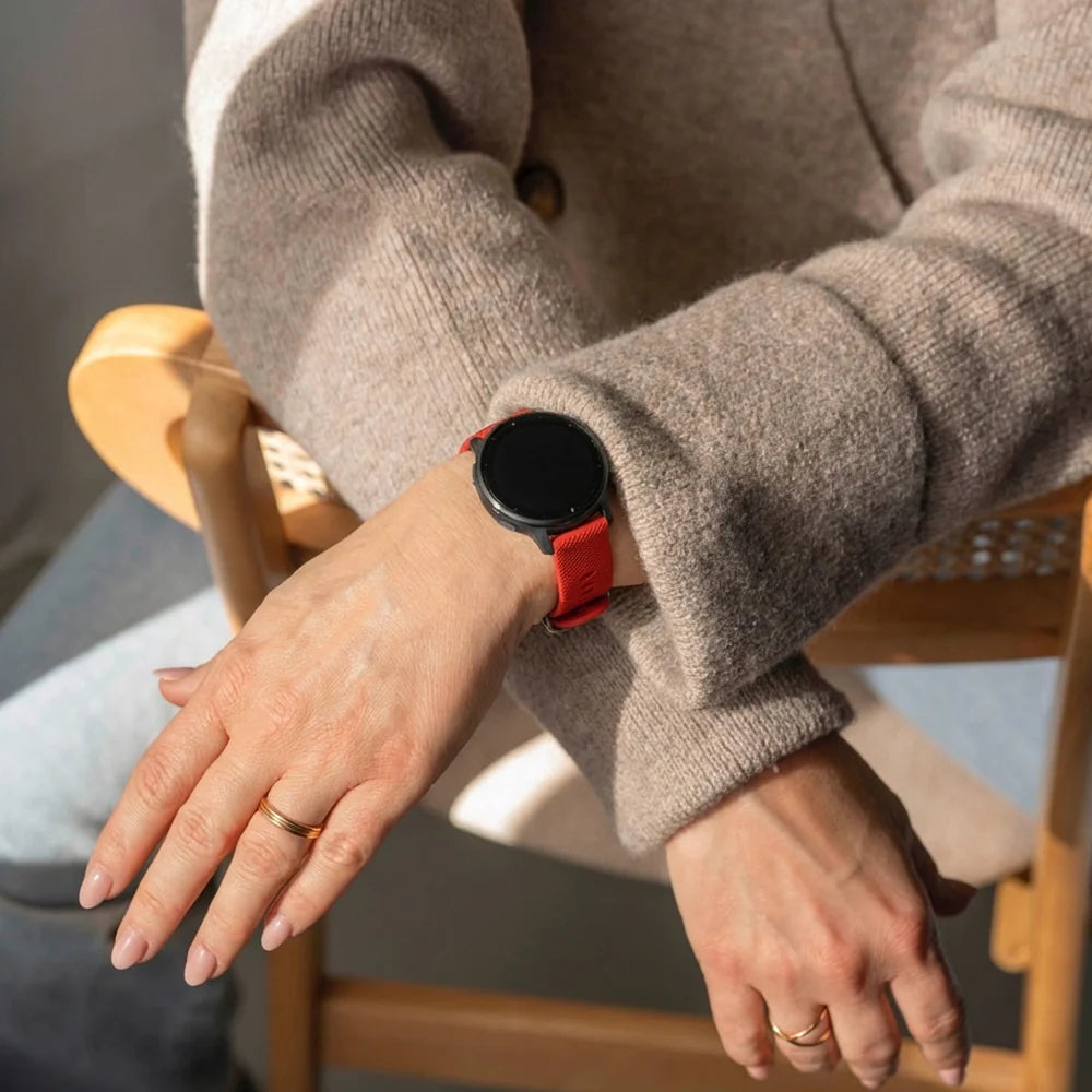 Garmin Forerunner 245 Silicone Strap (Red)