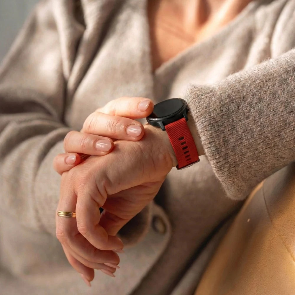 Garmin Forerunner 245 Silicone Strap (Red)