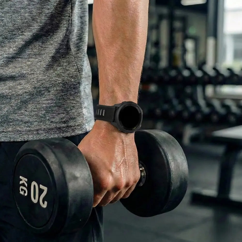 Garmin Forerunner 265 Sport Buckle Strap (Black/Gray)