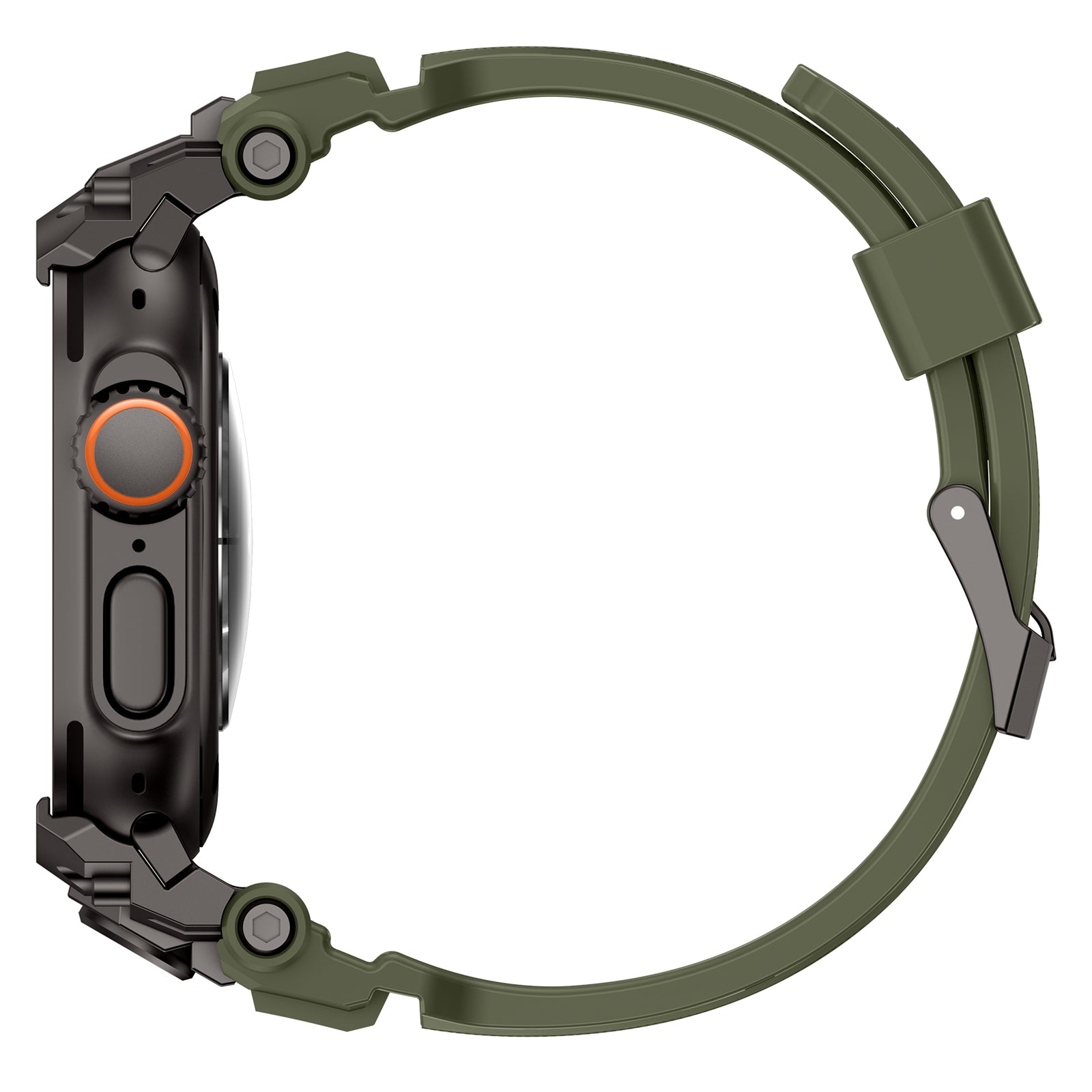 Apple Watch 'Four Claw' Silicone Strap (Green)