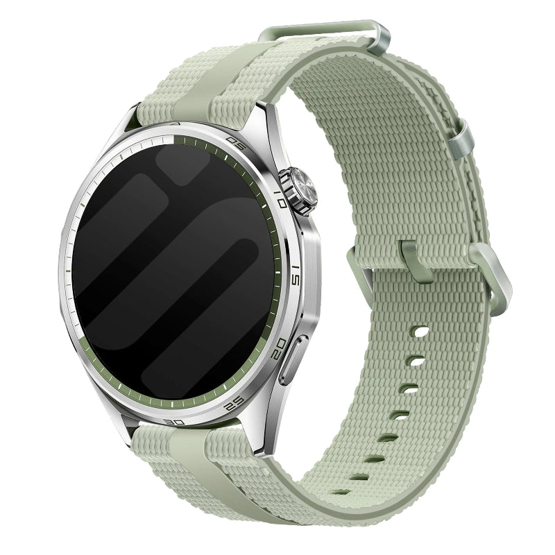 18mm silicone active strap light green