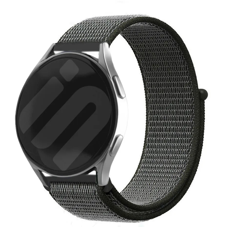Withings ScanWatch Nova Nylon Strap (Green/Grey)