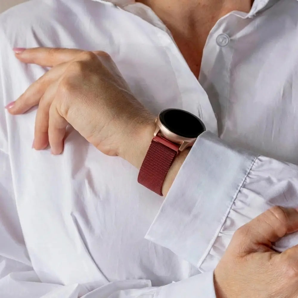 Samsung Galaxy Watch 42mm Milanese Strap (Red)