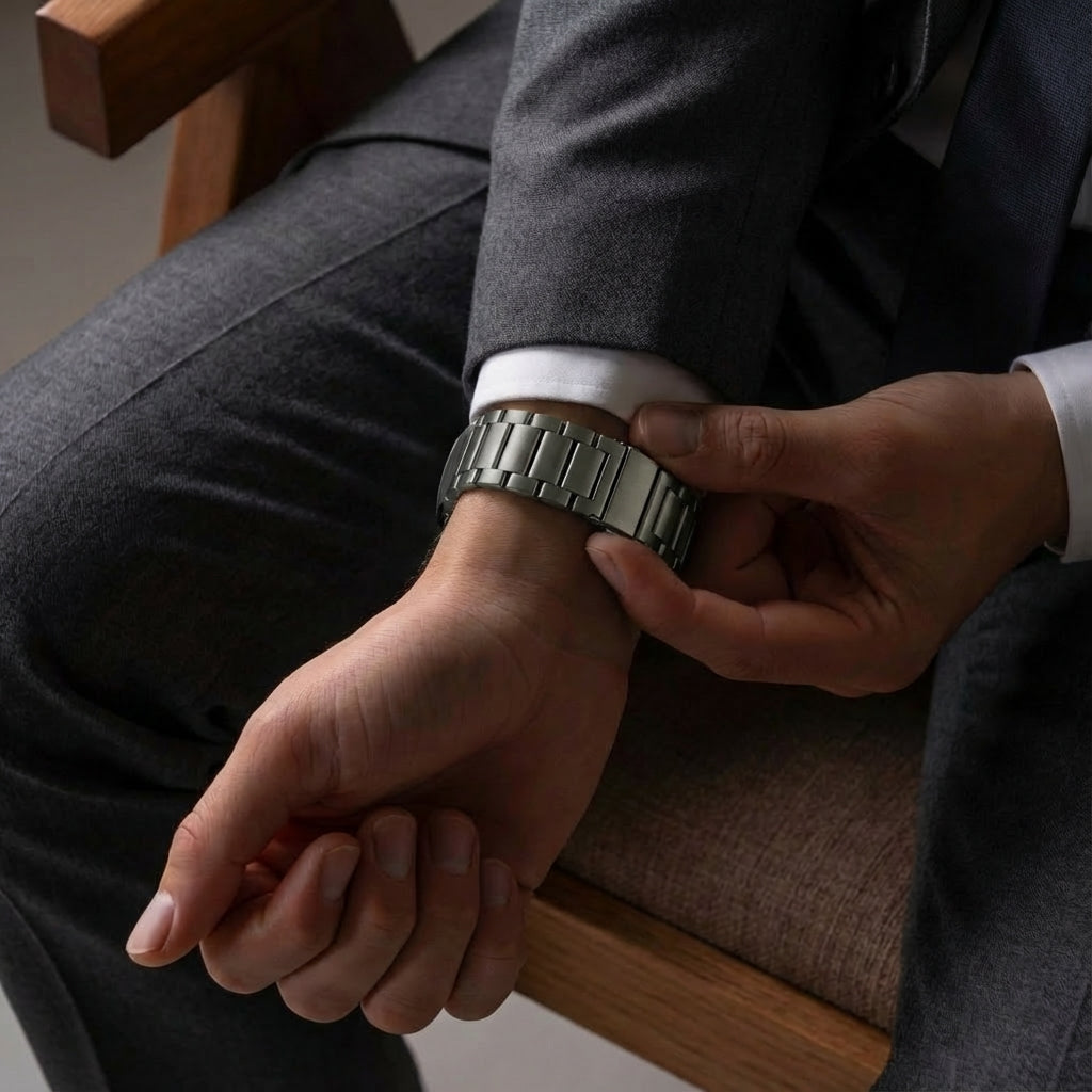 Samsung Galaxy Watch 8 - 40mm Titanium Strap (Graphite)