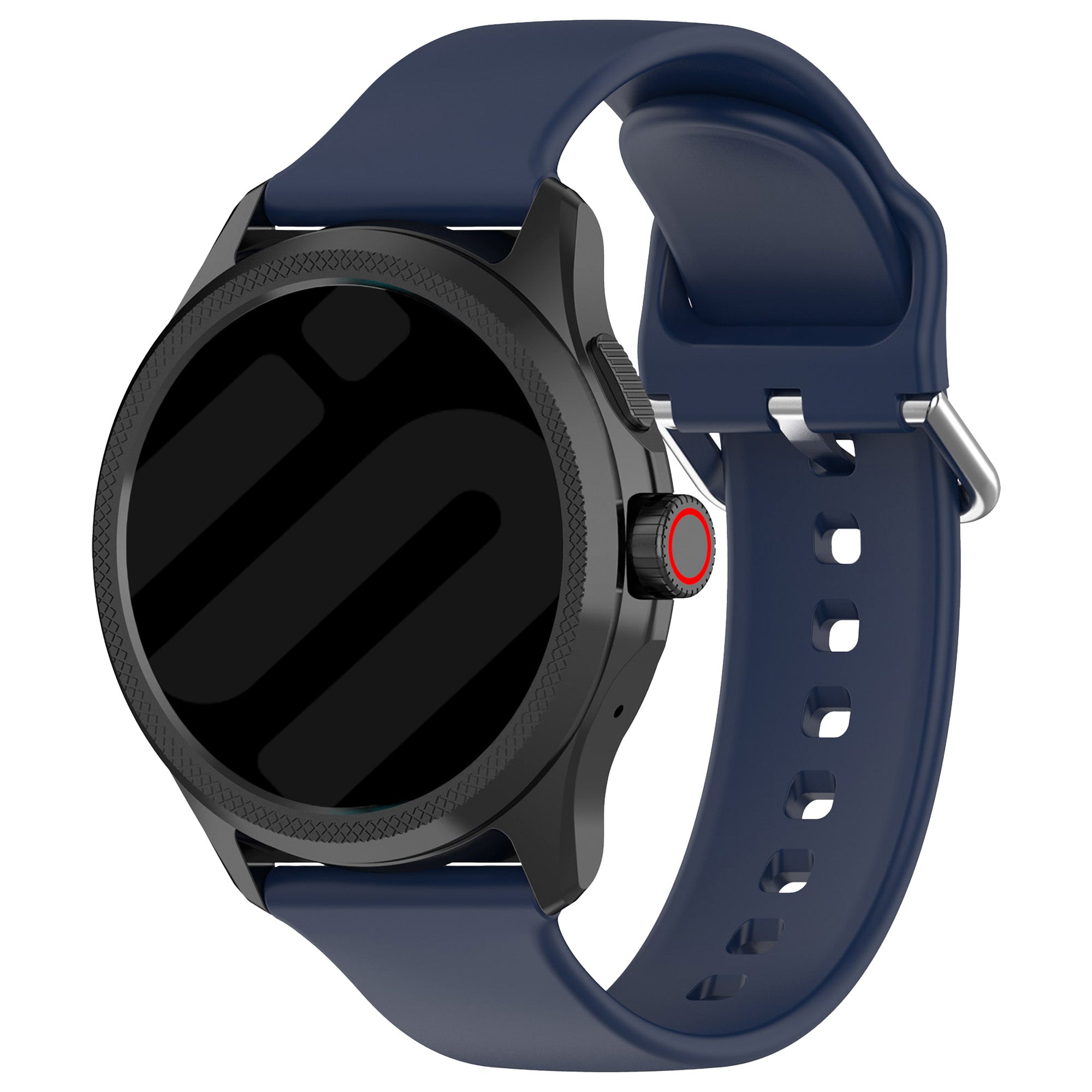 TicWatch Pro 5 Enduro Silicone Buckle Strap (Dark Blue)