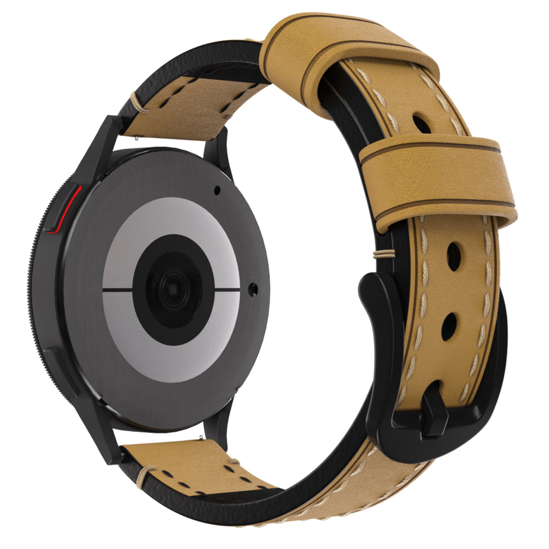 Watch Strap 18mm Leather - Quick Release (Brown)