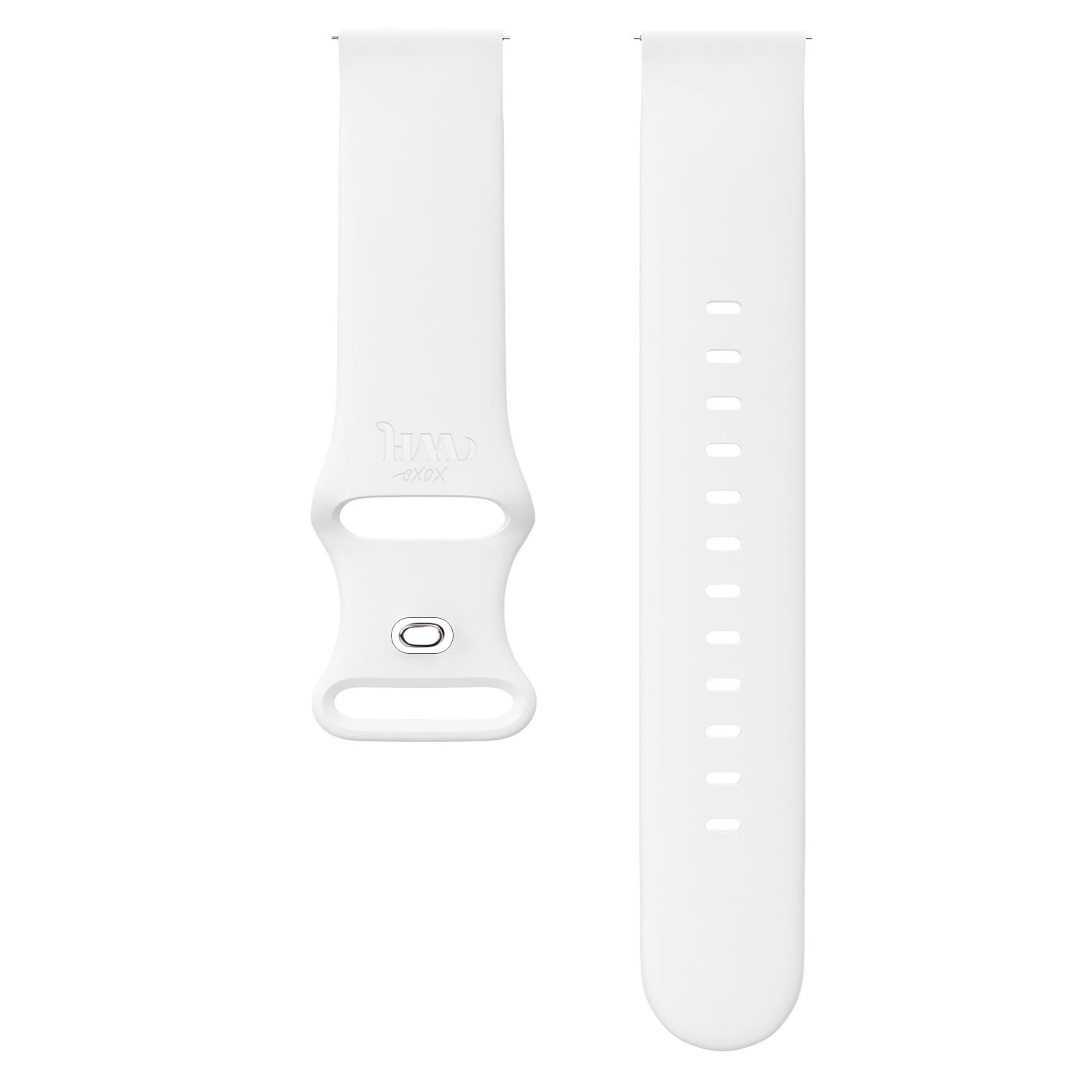 xoxo Wildhearts Fossil Gen 6 44mm Silicone Strap (White)