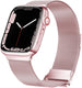Apple Watch Milanese Strap with Buckle (Rose Pink) Apple Watch Milanese Strap with Buckle (Rose Pink)
