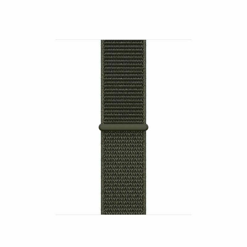 apple-watch-nylon-band-donkergroen-3