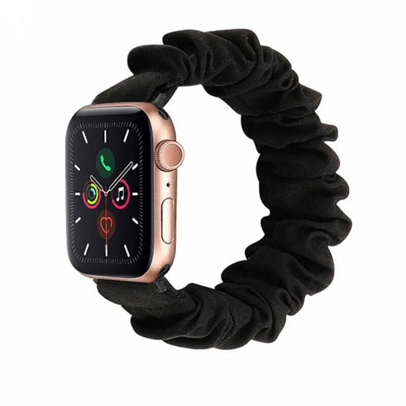 Apple Watch Scrunchie Strap Black