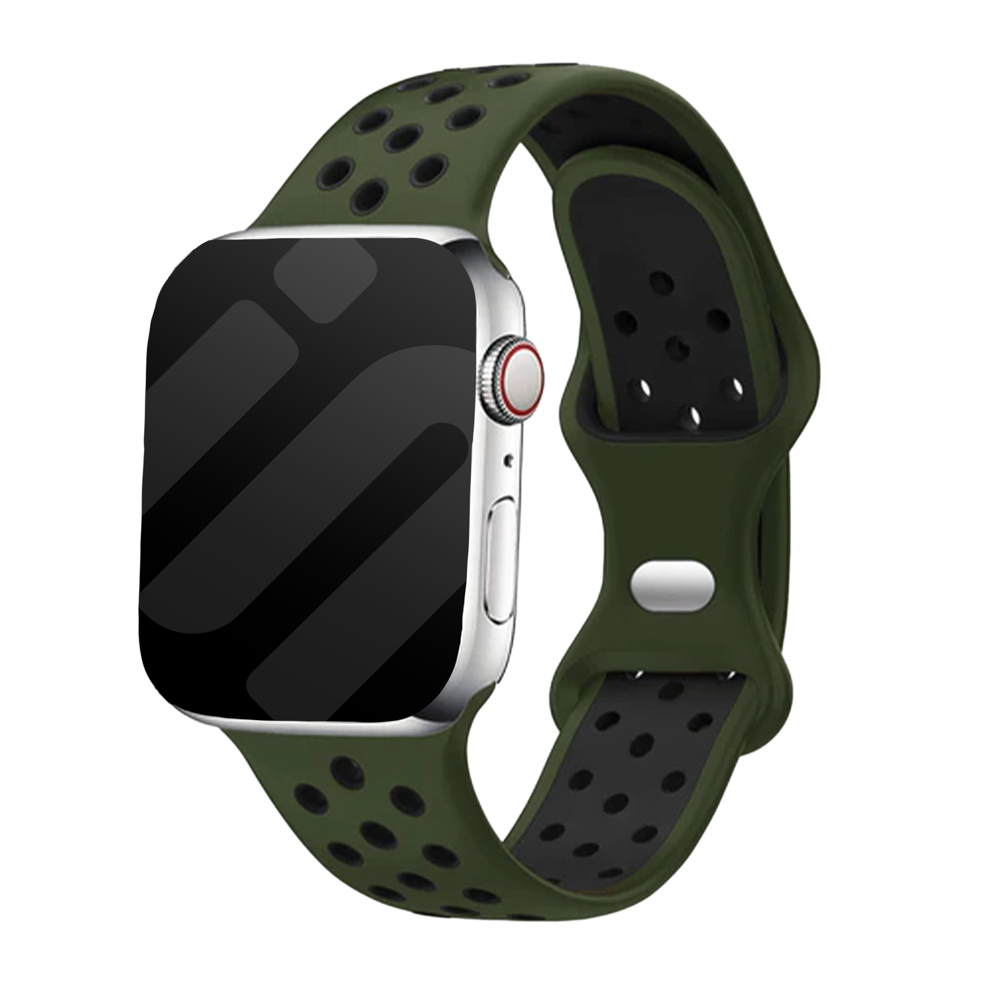 Apple Watch Sport Strap Classic (Olive/Black)
