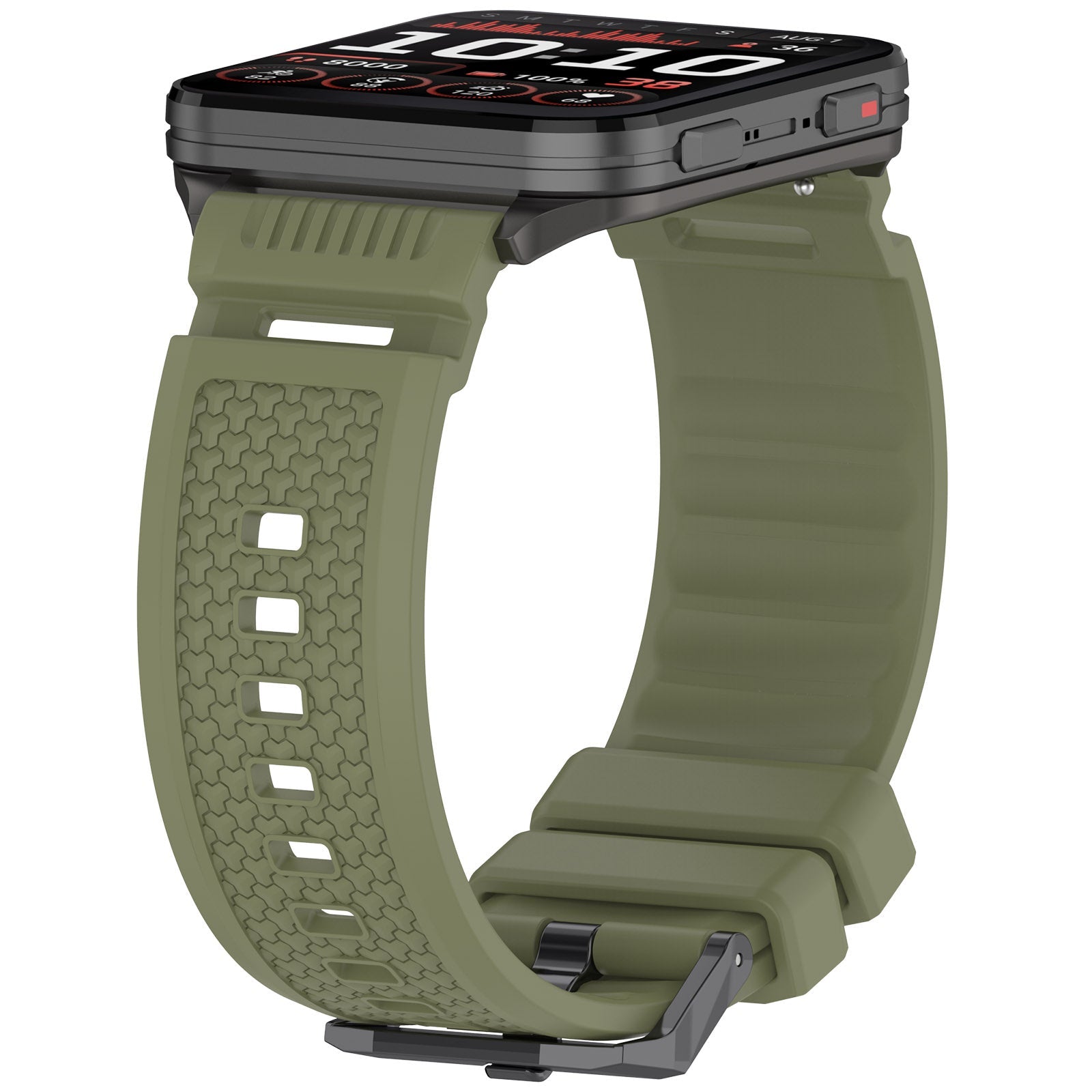 Coros Nomad Silicone Strap (Army Green)