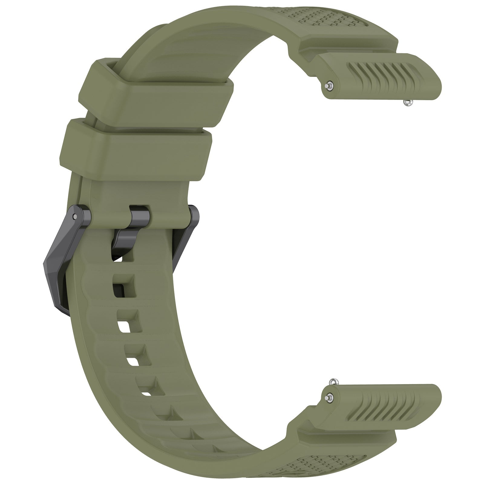 Coros Apex 4 - 46mm Silicone Strap (Army Green)