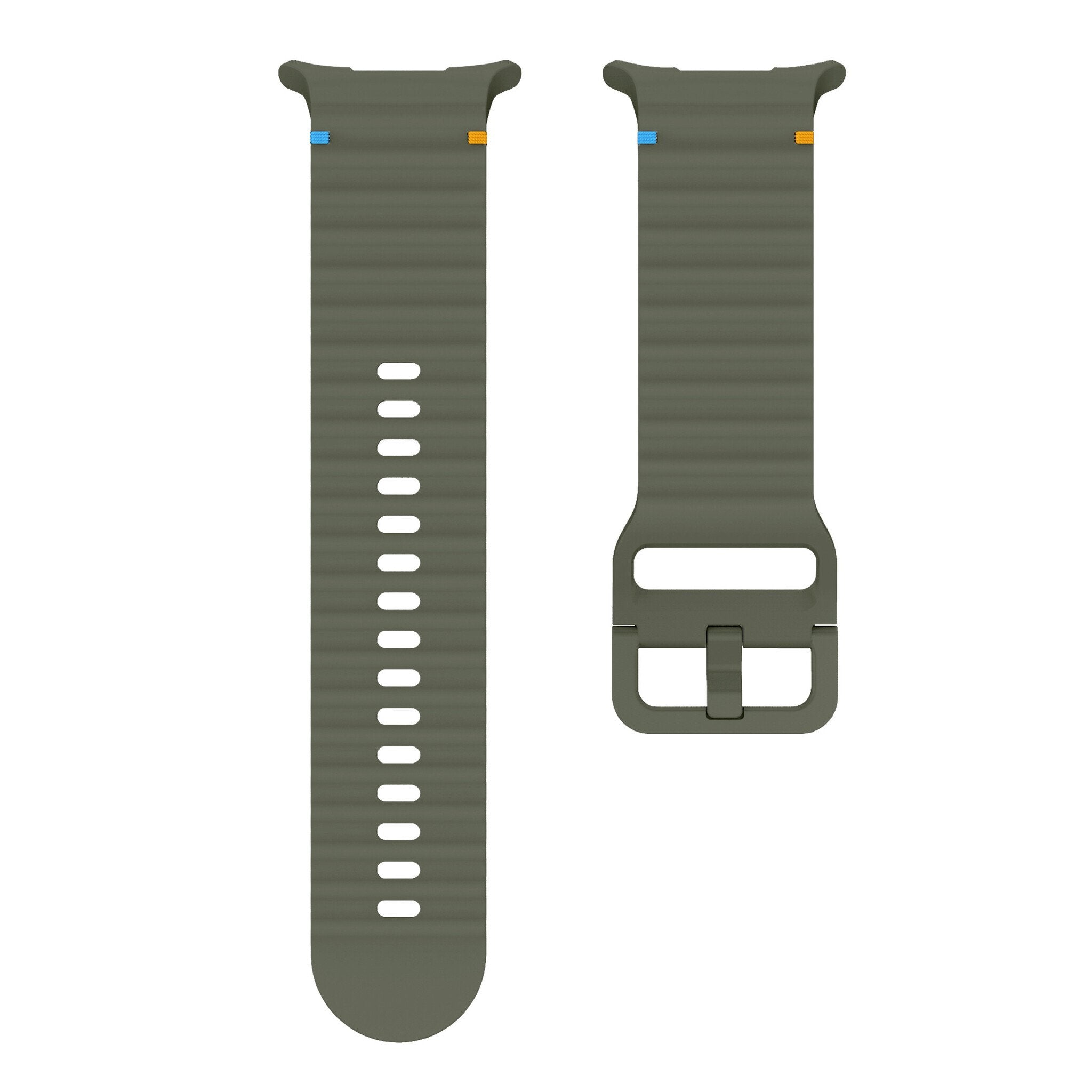 Samsung Galaxy Watch Ultra Wave Silicone Strap (Army Green)