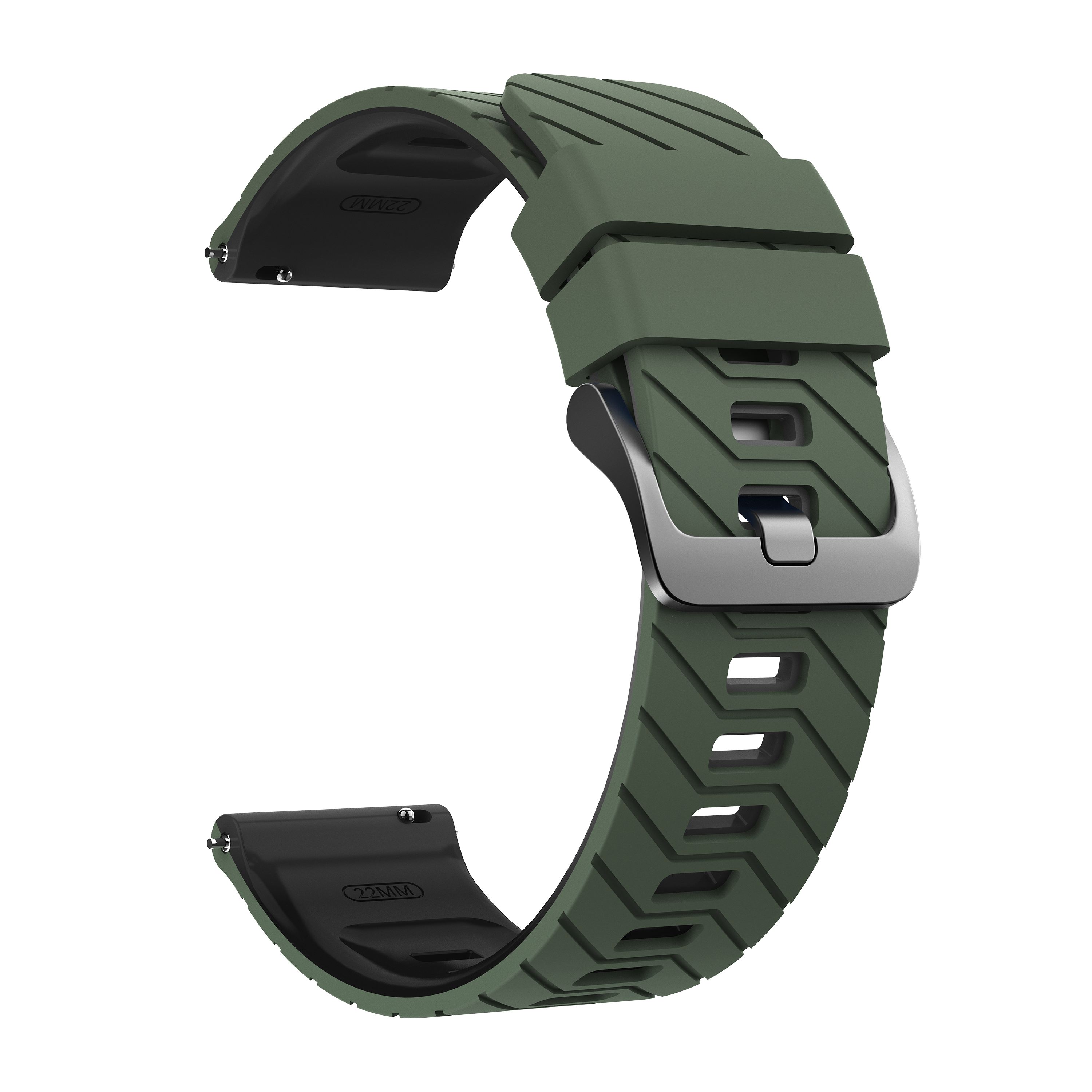 Suunto 9 Peak Twill Sport Strap (Green/Black)