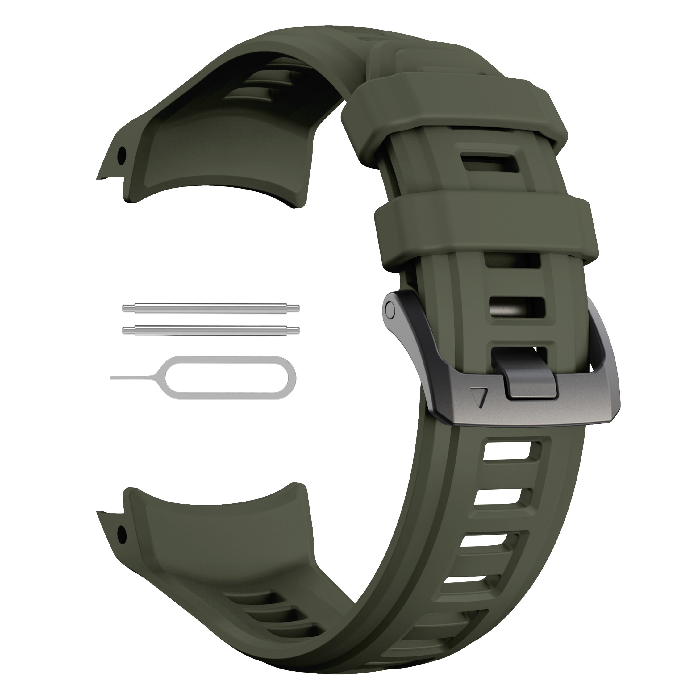 Garmin Instinct 3 - 45mm Silicone Strap 'Perfect Fit' (Army Green)