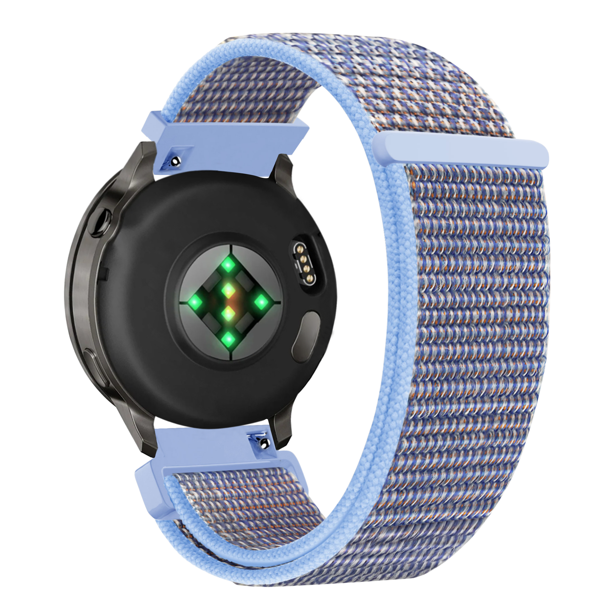 Bandz Garmin Bounce 2 Nylon Loop Strap (Azure Blue)