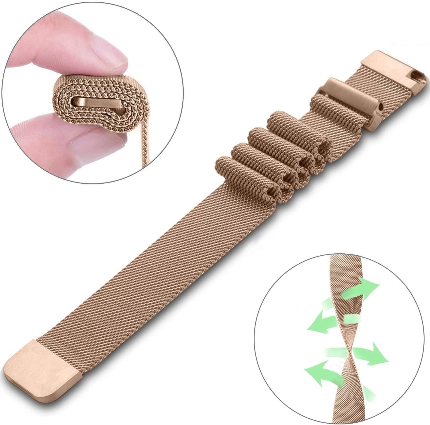 Huawei Watch 5 - 42mm Milanese Strap (Rosegold)