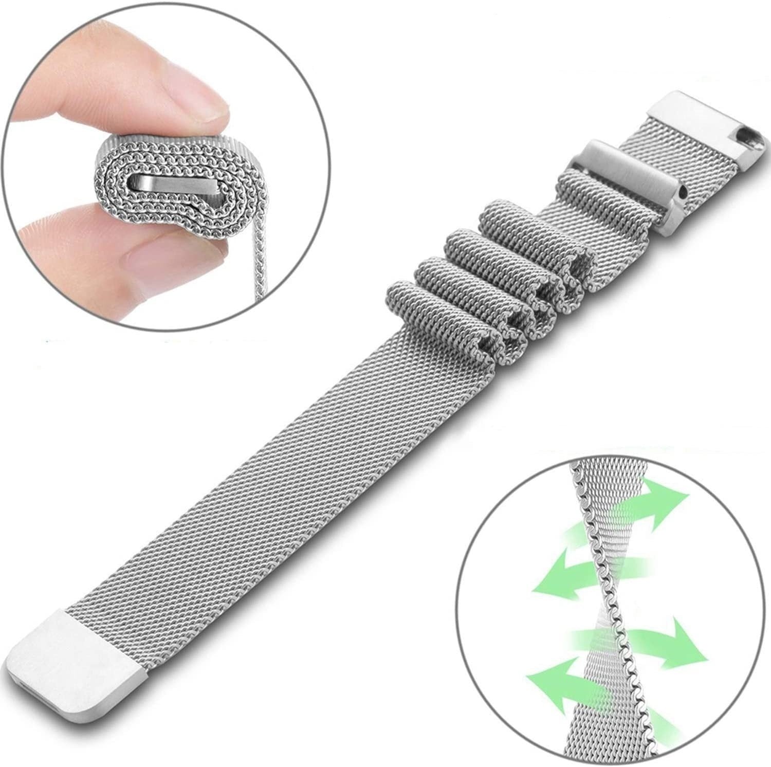 OnePlus Watch 3 - 43mm Milanese Strap (Silver)