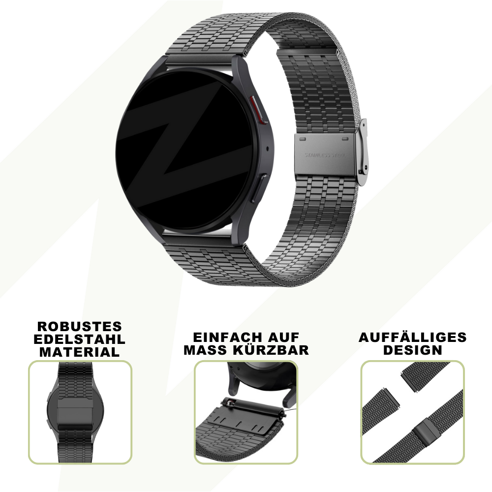 Bandz Coros Apex 2 Adjustable Steel Strap (Black)