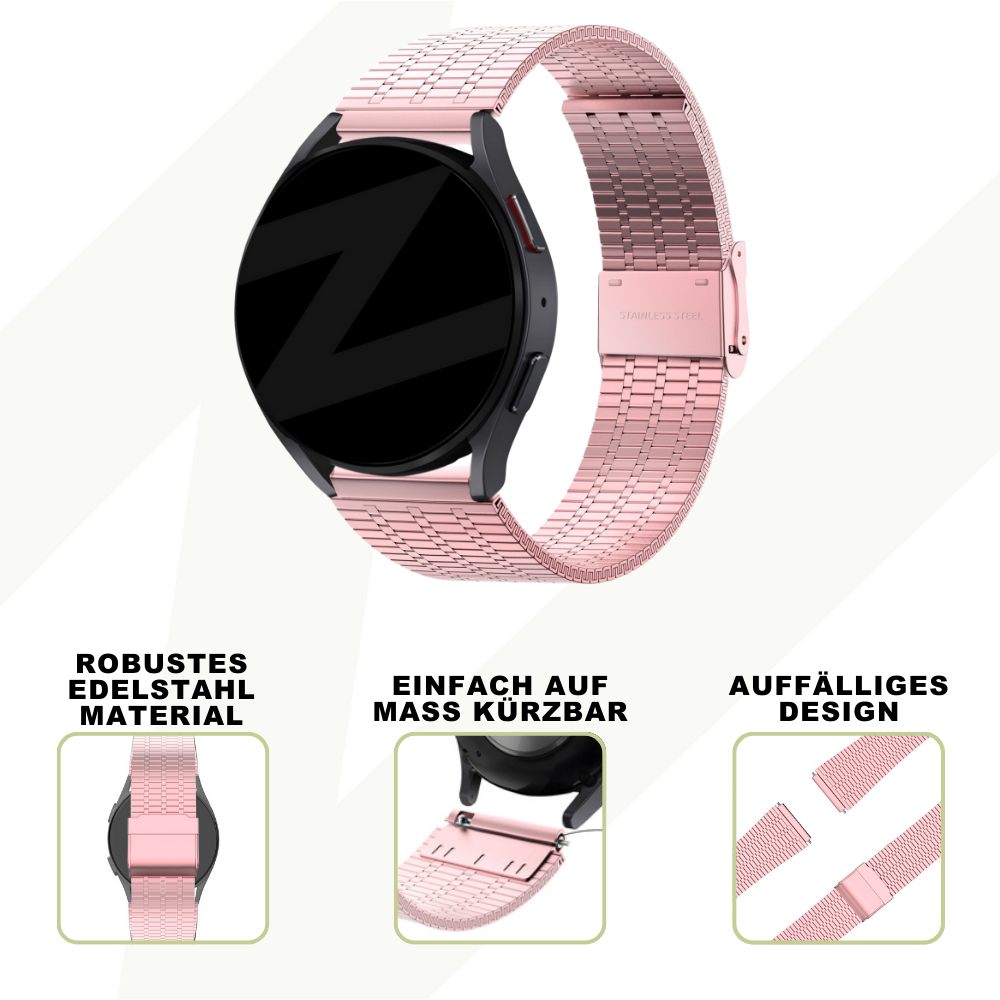 Bandz Coros Apex 2 Adjustable Steel Strap (Pink)