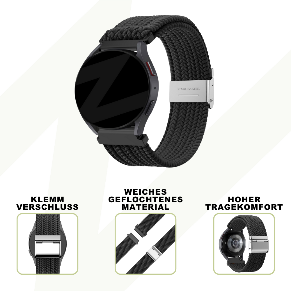 Bandz Coros Apex 2 Pro Woven Nylon Strap (Black)