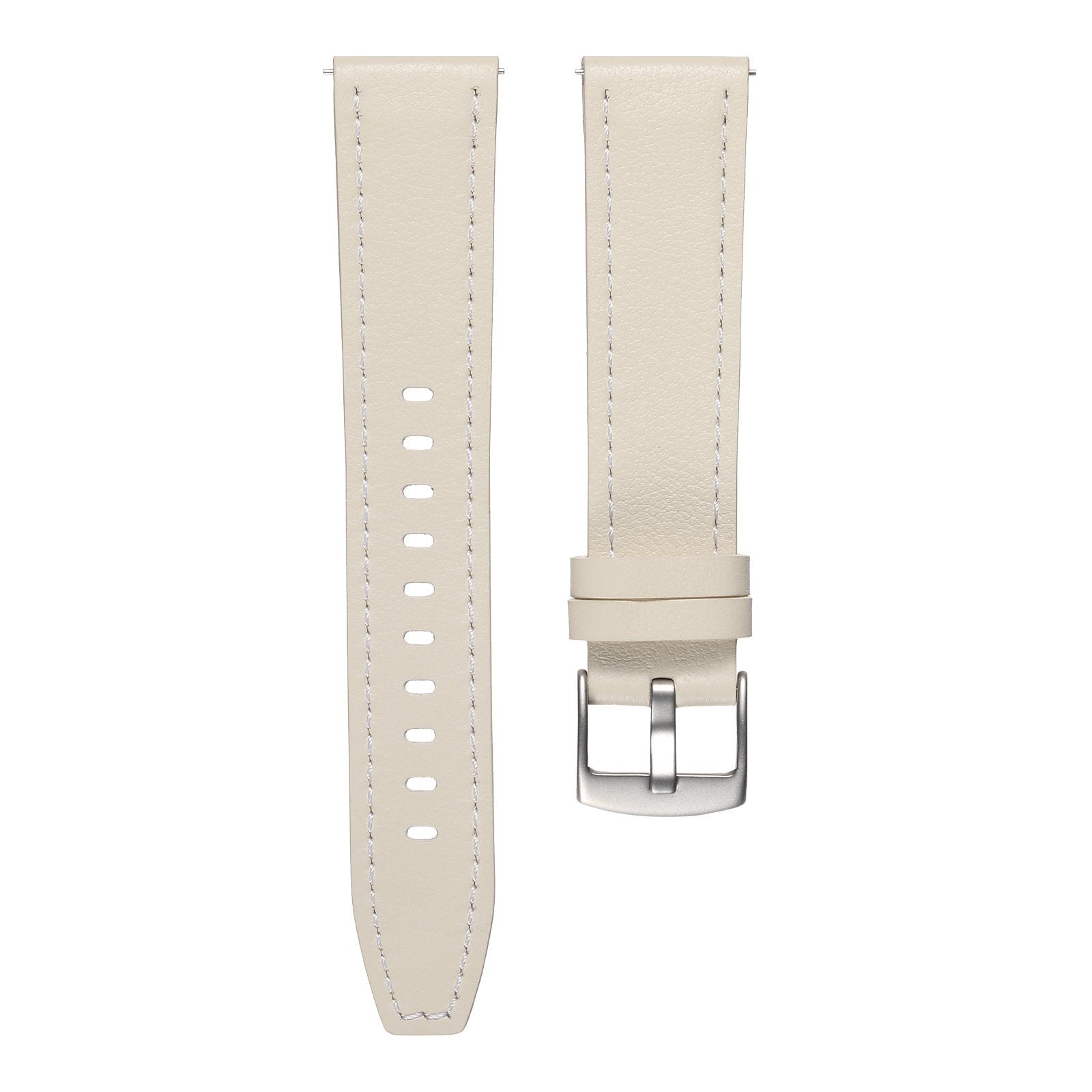 Polar Ignite 'One Push' Leather Strap (Beige)