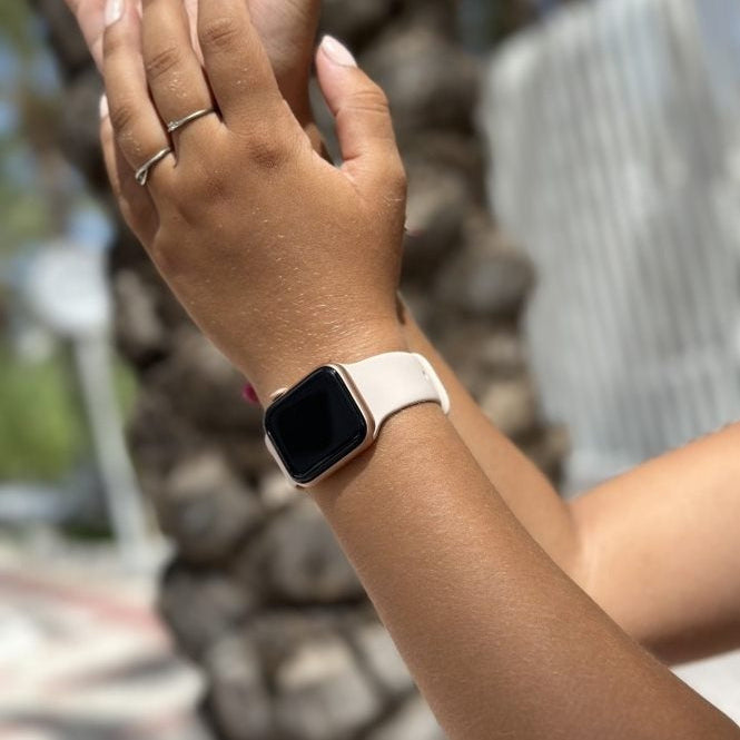 xoxo Wildhearts Apple Watch Silicone Strap (Beige)