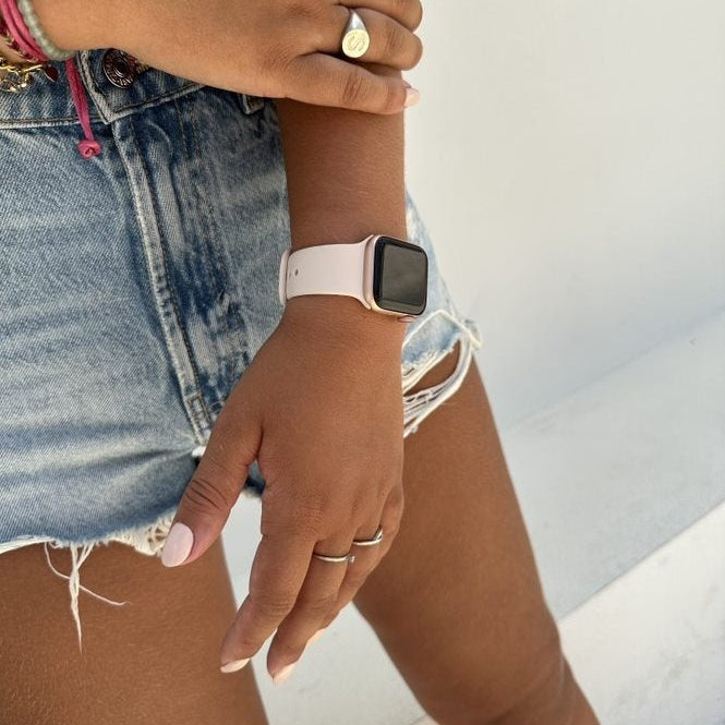 xoxo Wildhearts Apple Watch Silicone Strap (Beige)