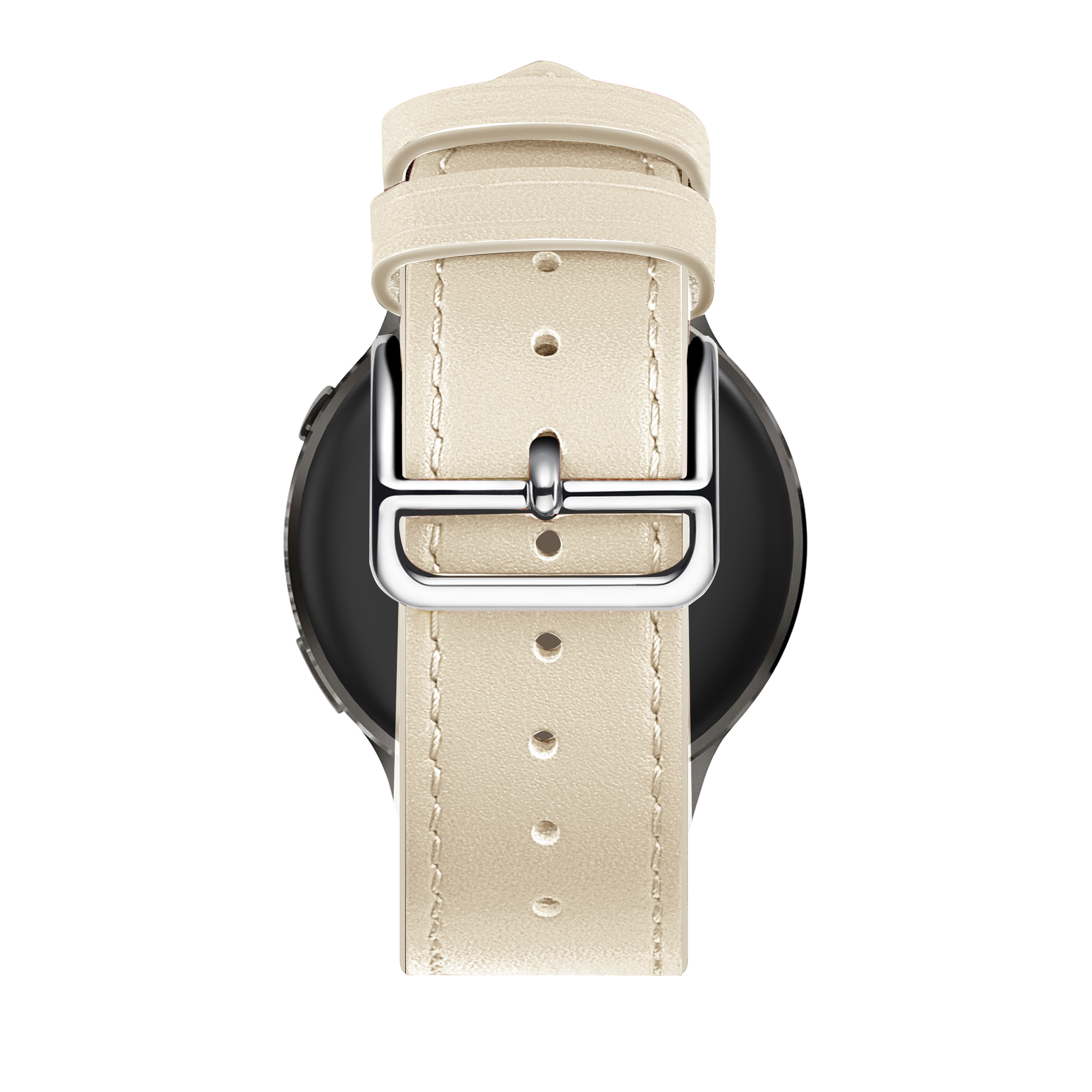 Bandz Garmin Venu 2s Leather Strap 'Deluxe' (Beige)
