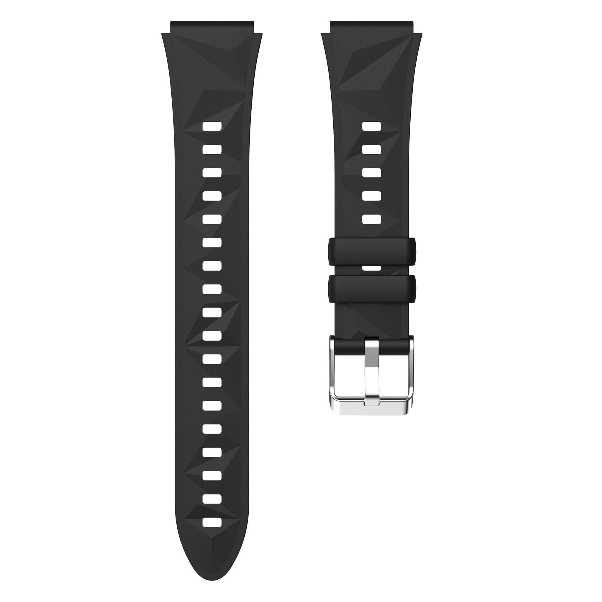 Huawei Watch 5 - 42mm Premium Silicone Strap (Black)