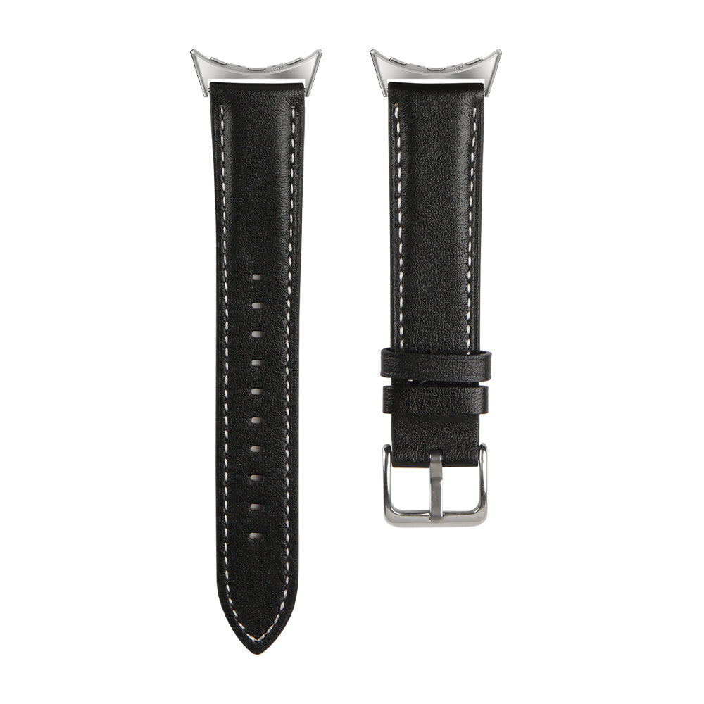 Google Pixel Watch 4 - 45mm Leather Strap (Black)