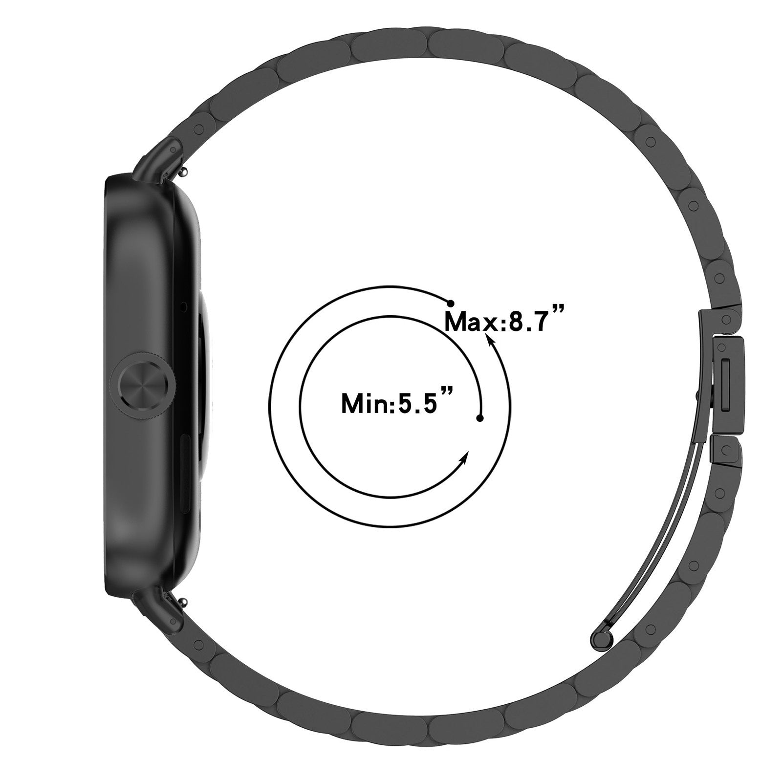 Redmi Watch 5 Steel Strap (Black)