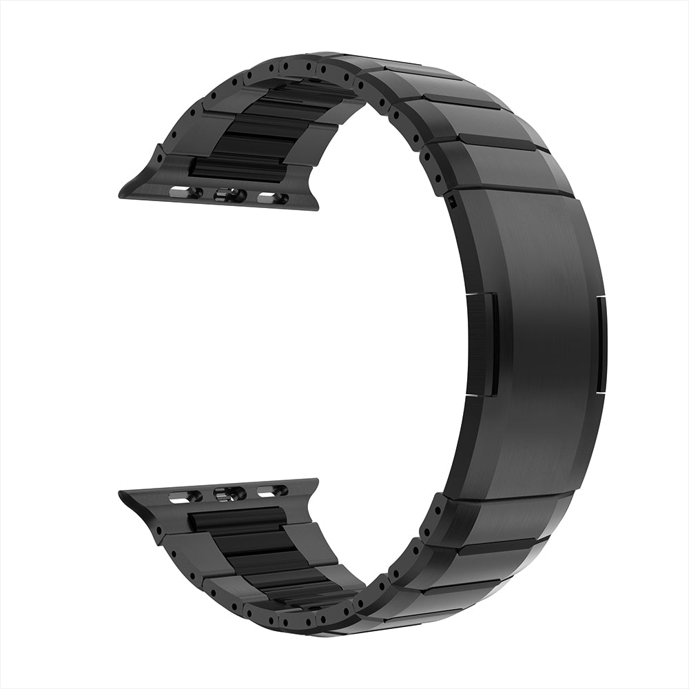 Apple Watch Ultra Steel Hybrid Strap (Black)