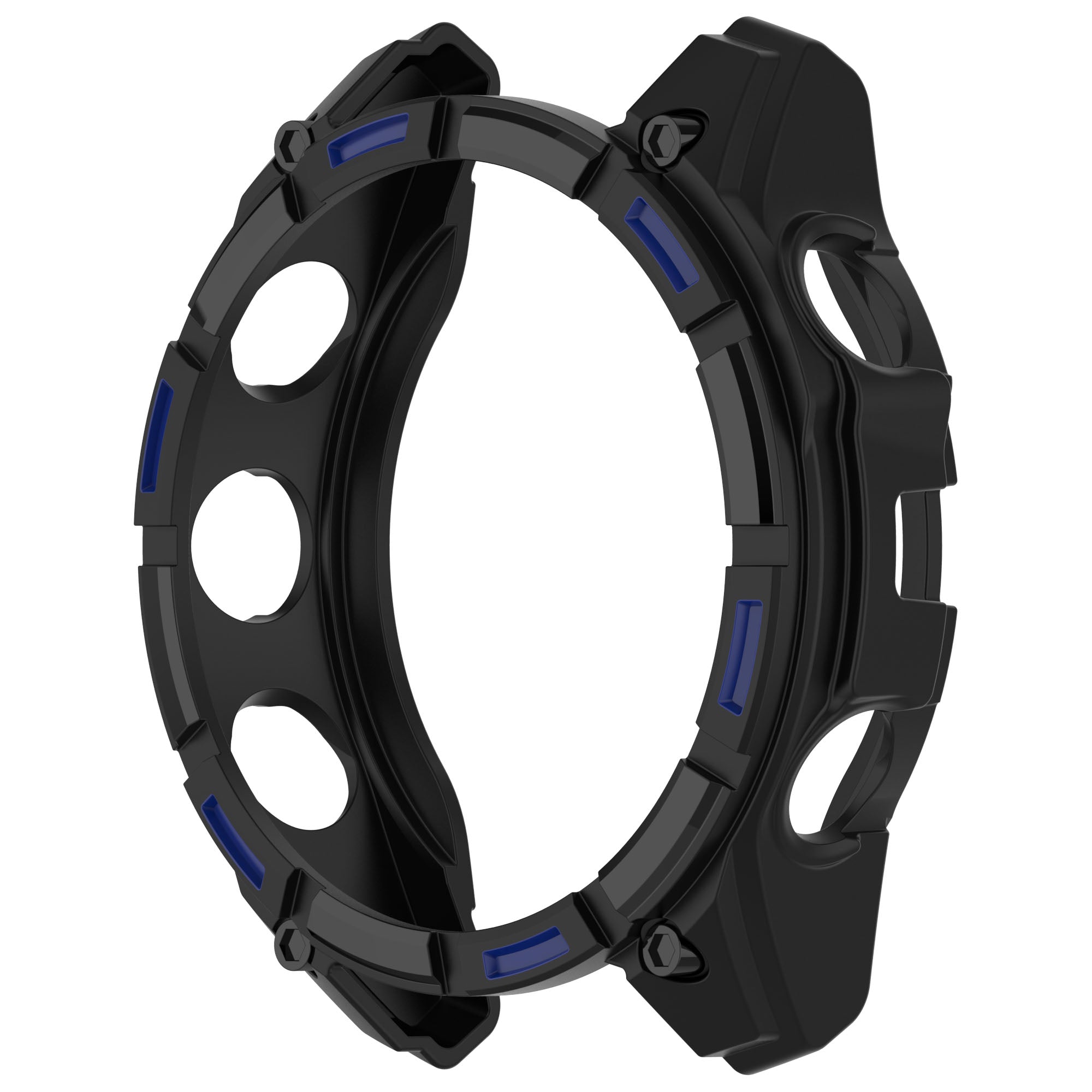 Garmin Quatix 8 - 47mm Rugged TPU Case (Black/Blue)