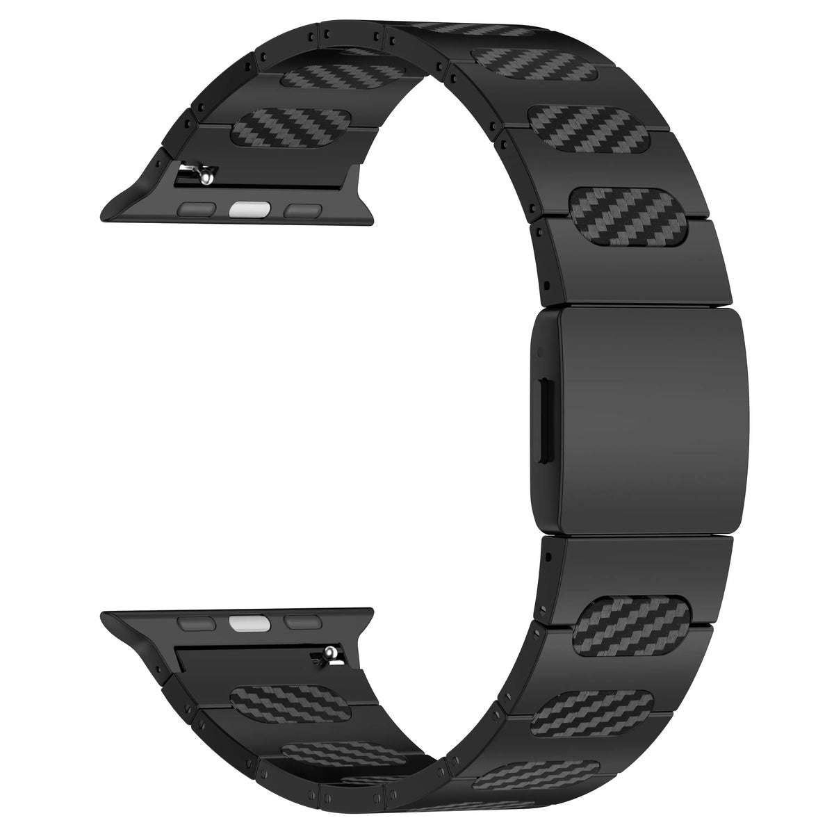 Apple Watch Ultra Refined Steel Hybrid Strap (Black/Carbon)