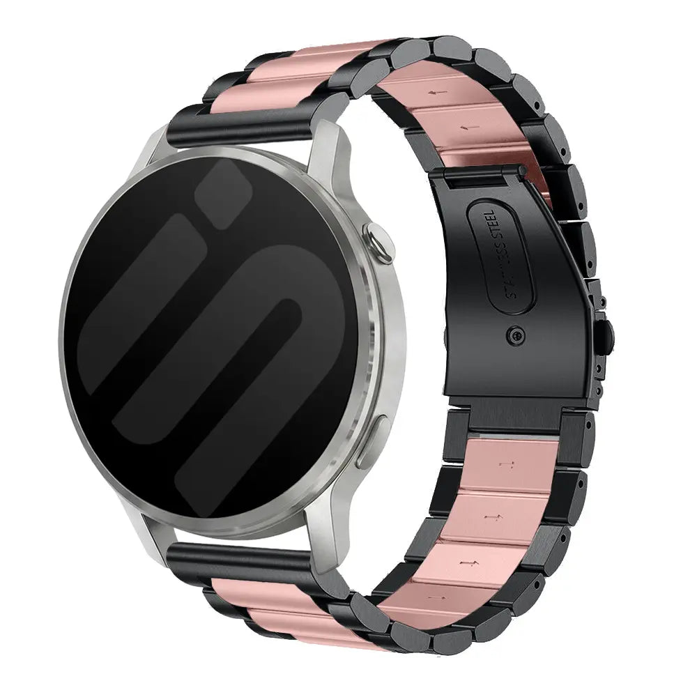 Garmin Forerunner 70 Steel Strap (Black/Pink)