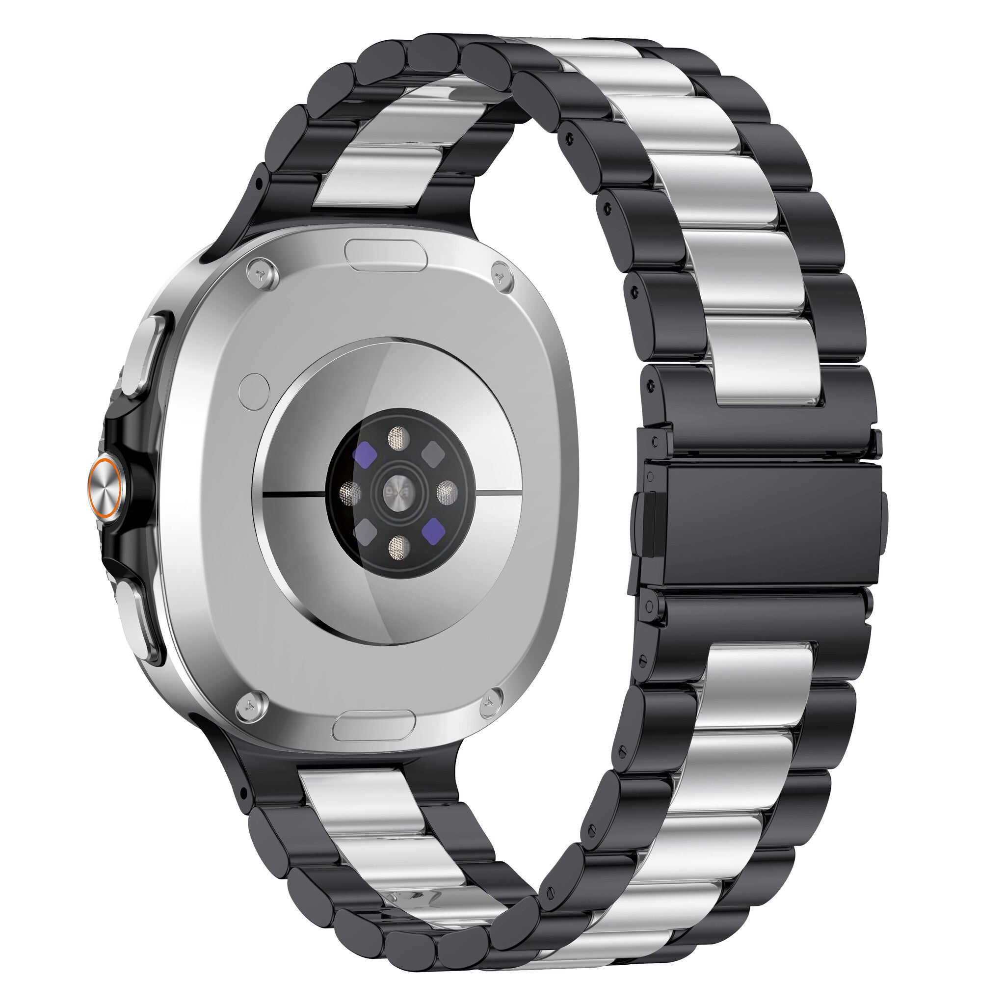 Samsung Galaxy Watch 8 - 40mm Steel Strap (Black/Silver)