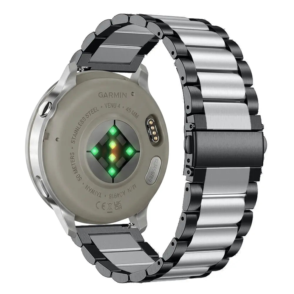 Garmin Forerunner 170 Steel Strap (Black/Silver)