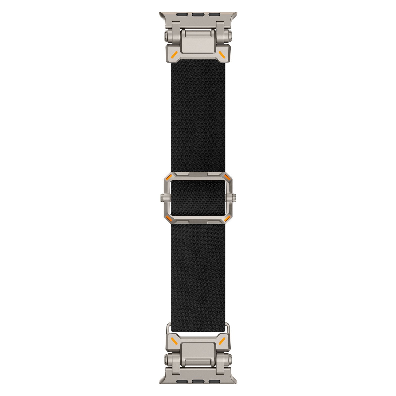 Apple Watch 'Explorer' Polyester Strap (Black met Titanium)