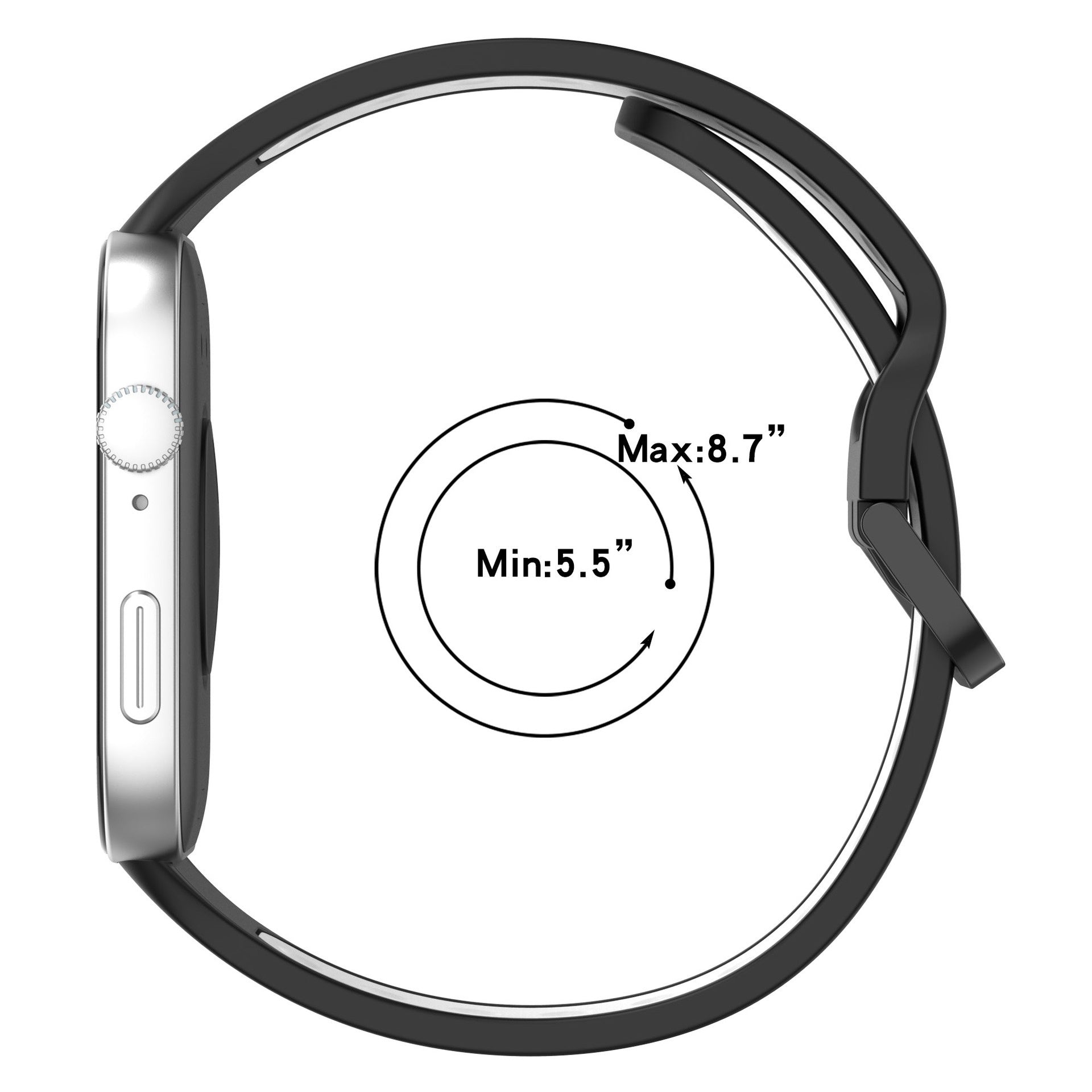 Huawei Watch Fit 4 Sport Strap (Black/Red)