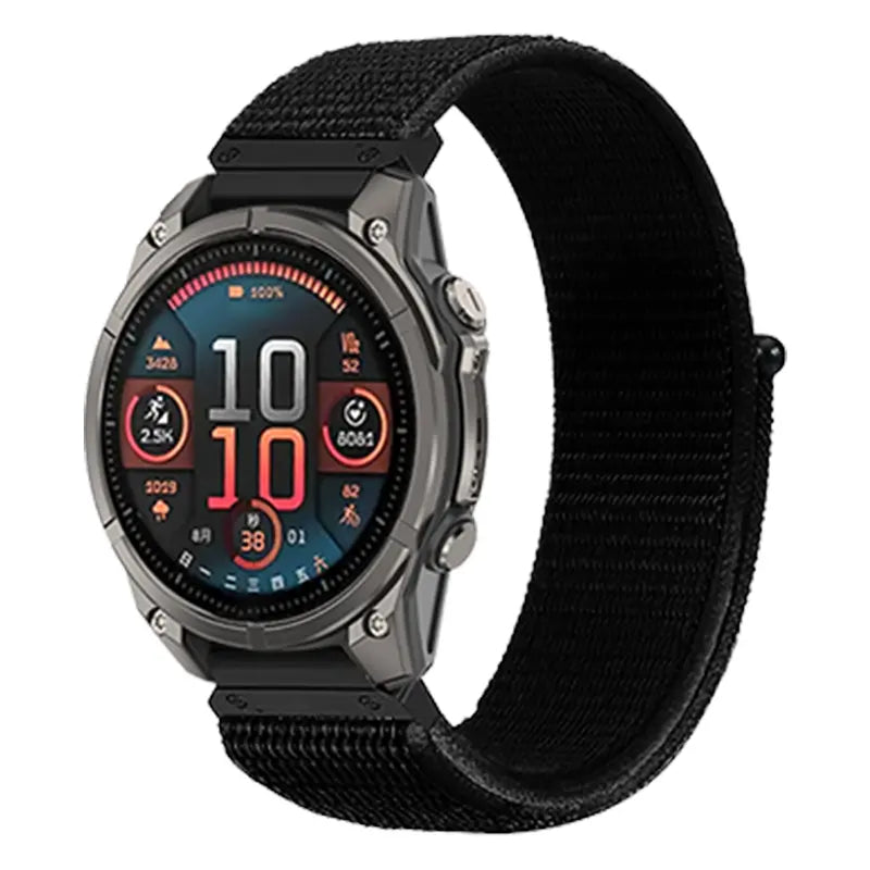 Garmin Quatix 8 Pro - 47mm Premium Nylon Strap (Black)