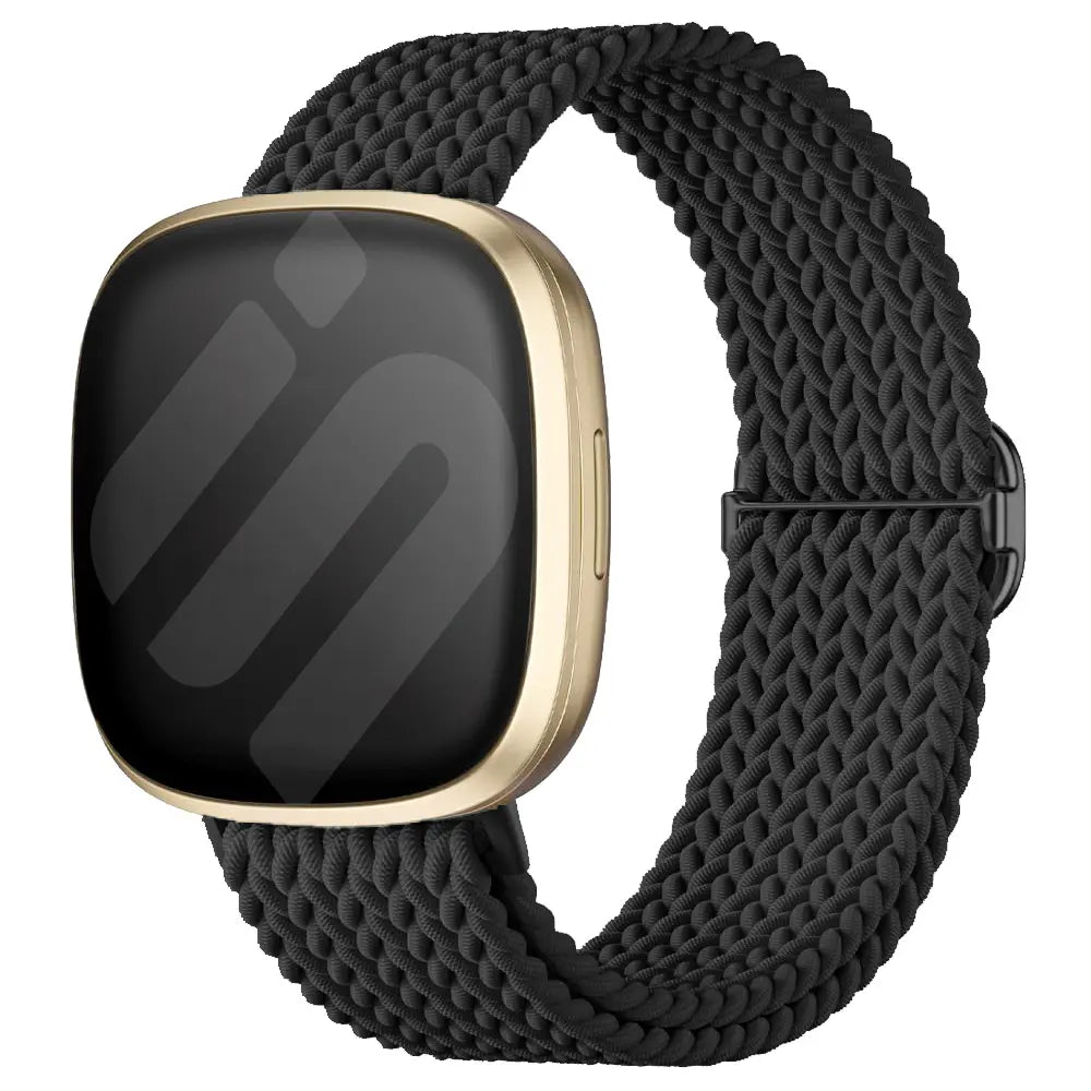 Fitbit Sense 2 Adjustable Woven Strap (Black)