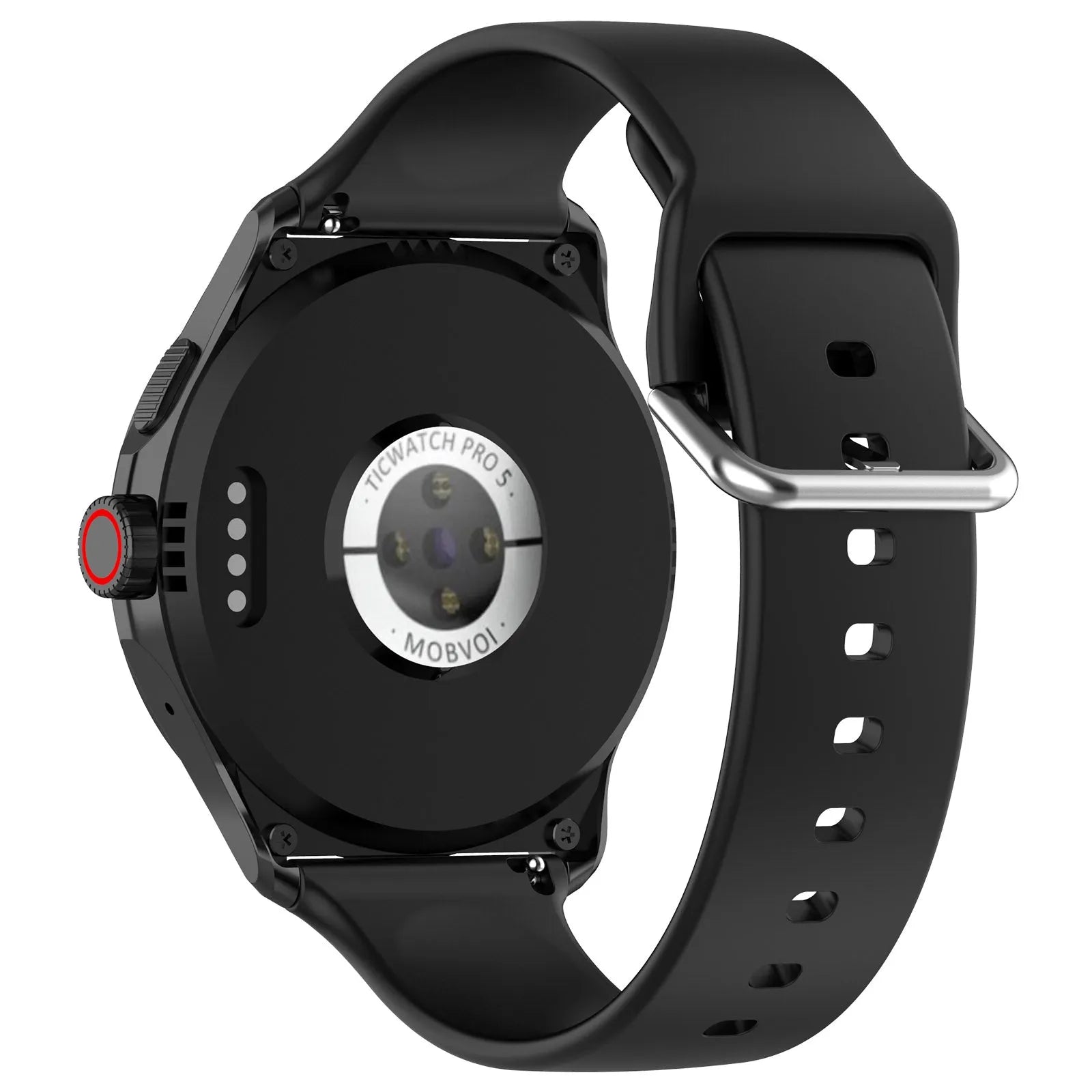 Coros Nomad Silicone Buckle Strap (Black)
